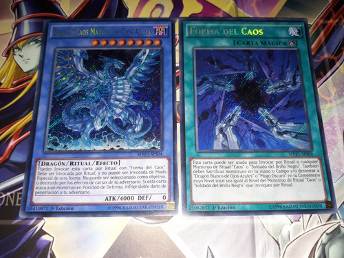 Caos Max De Ojos Azules + Ritual - Esp. - Secret - Yugioh!