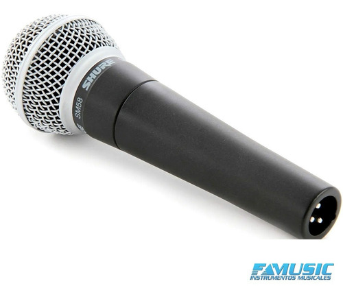 Imagen 4 de 10 de Combo Microfono Shure Sm 58 + Soporte + Cable + Pipeta