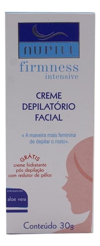 Creme Depilatório Facial Aloe Vera Pele Sensível Nupill 30g