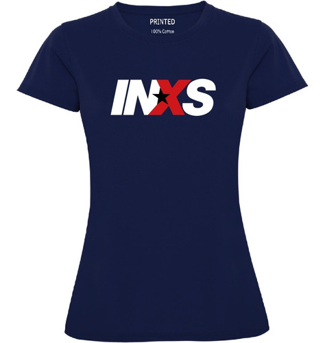 Polera Mujer Estampada Inxs