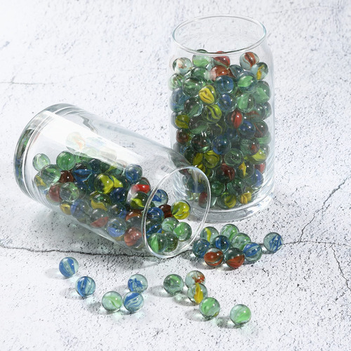 400 Piezas Mármol Vidrio Colores 14 Mm A Granel Juegos Niños