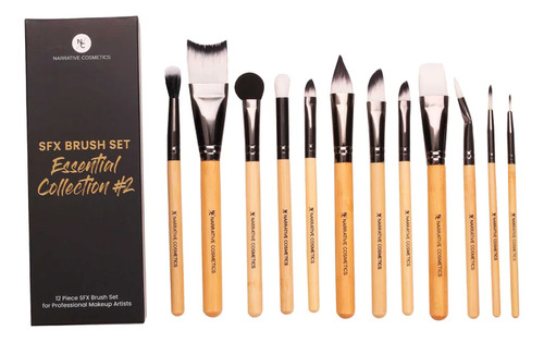 Kit De Pinceles De Maquillaje Esenciales Colección Sfx #2