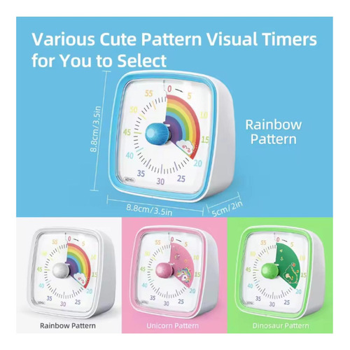 . Kids Time Manager, Bonito Despertador De Dibujos