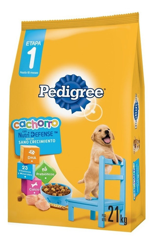 Imagen 1 de 2 de Comida Perro Pedigree Cachorro 21kg + 2 Paté + Envío