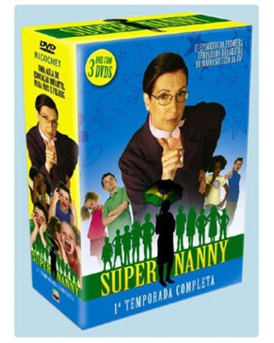 Box Super Nanny Primeira Temporada Completa 3 Dvds