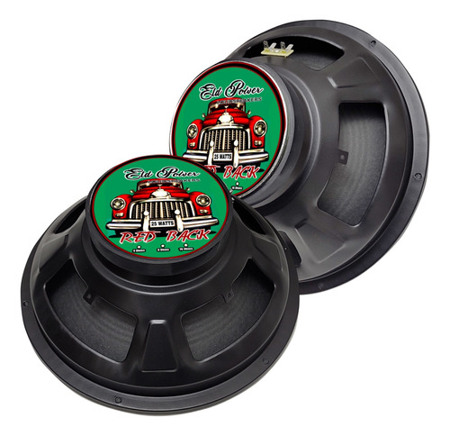 Kit Com 02 Alto Falantes Guitarra 12 Redback 25w Em 16 Ohms