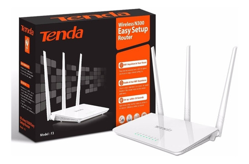 Router Tenda F3 N300 Repetidor Wifi Wireless Easy Setup Wps