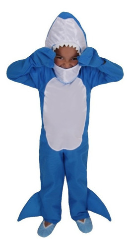 Disfraz Tiburón Azul Niño .