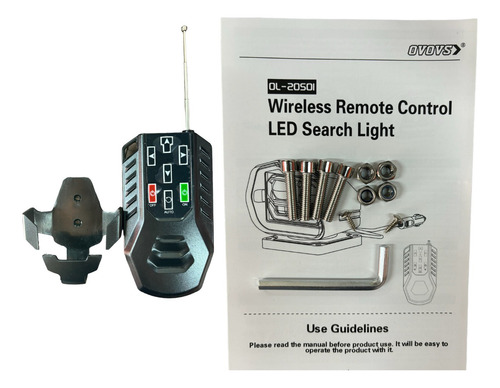 Foco Busca Camino Led 60w Control Remoto 360°