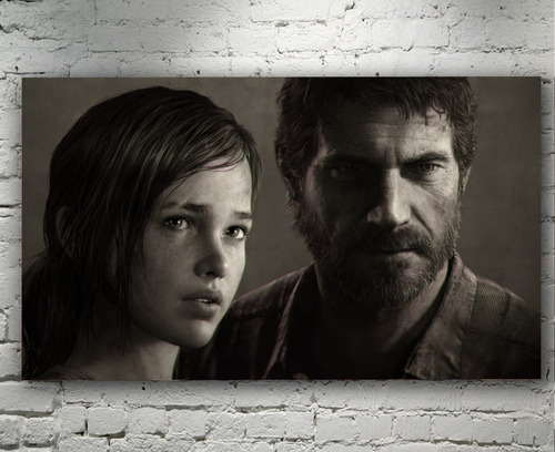 Cuadro Decorativo Ellie Joel Miller The Last Of Us Art 30x45