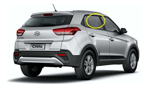 Cristal De Puerta Trasera Derecha Hyundai Creta 2017-2023