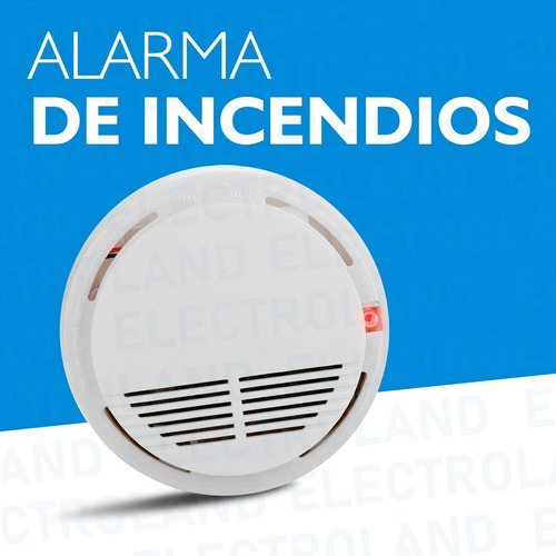 Alarma Sensor Detector De Humo Autónomo Inalámbrico Fotoeléctrico
