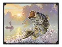 Comprar #1110 - Cuadro Vintage - Pesca Rio Mar Pez Poster No Chapa