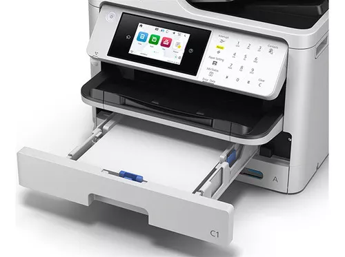 Impresora Multifunción Epson Workforce Pro Wf-c5890 Con Wifi Color Blanco