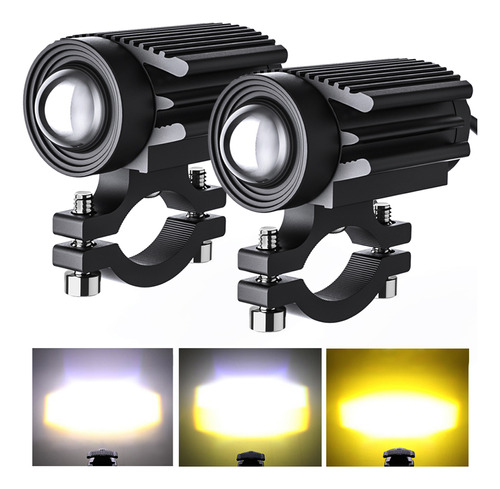 Faros De Motocicleta, Luces Atv, Luces Led Blancas Y