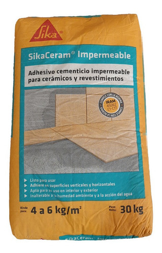 Sikaceram Impermeable X 30 Kg Consultar Oferta Por Cantidad