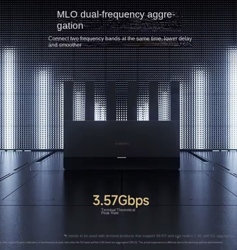Roteador Xiaomi Be6500 Wi-fi Mesh 6500 Mbps 6 Antenas Wifi 7