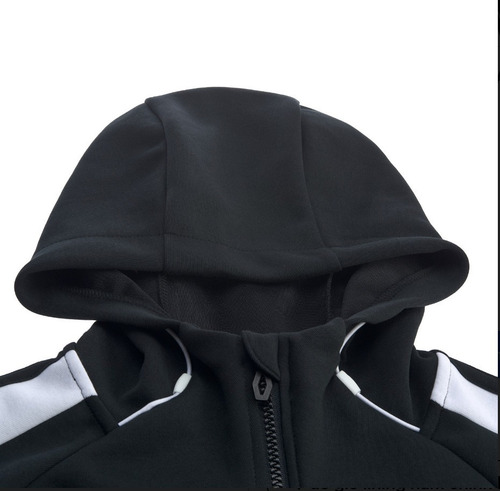 Imagen 3 de 7 de Li-ning Sudadera Cierre Y Capuchón Negra Original Nuevo Fpx