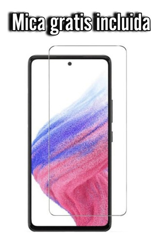 Mica + Funda Para Galaxy Tpu Textura Fibra De Carbón (co)