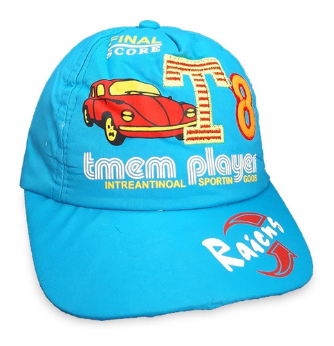 Gorro Bebe Verano Nene Niño Bordada Estampada Diseño Auto