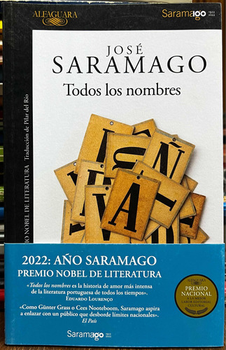 Todos Los Nombres - Jose Saramago