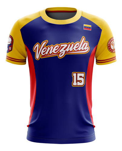 Franela Sublimada Clasico Beisbol Venezuela. Personalizable!