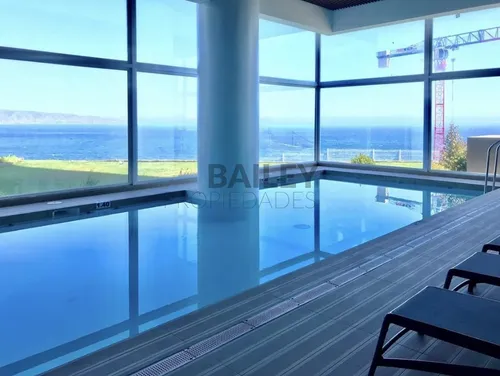 Departamento Reñaca Amoblado Con Privilegiada Vista