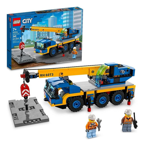 Lego 60324 City Grua Movil 340 Pzs