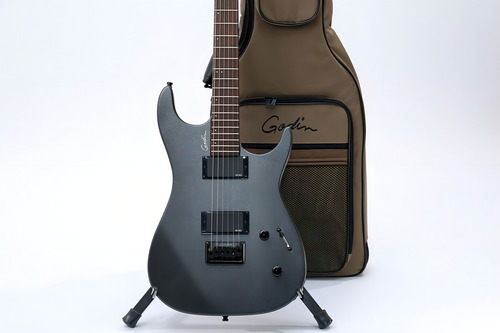 Guitarra Elétrica Godin Freeway Super Strato De Maple 2009 Graphite Envernizado Com Diapasão De Jatobá