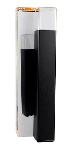 Imagen 2 de 7 de Mini Poste Led Exterior Negro, 13w, Luz Cálida Ip65
