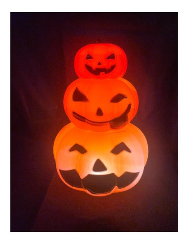 Lampara Veladora De Calabaza Led Decorativo Halloween 