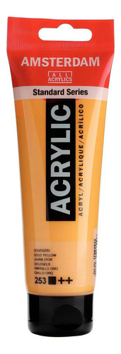 Acrílico Amsterdam Serie Standard 120ml Colores Color 253 Amarillo Oro