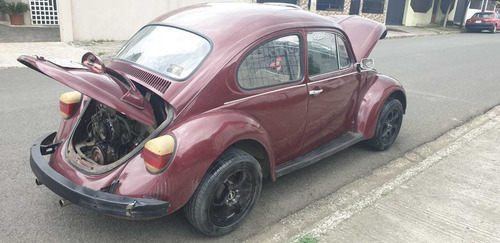 Volkswagen Escarabajo 1600cc Brasilero Color Concho De Vino