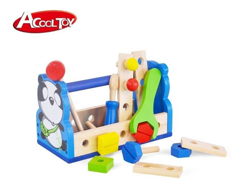 Imagen 6 de 10 de Set Carpintero De Madera Caja Herramientas Classic Educando