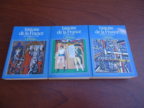 Histoire De La France - G. Duby (3 Tomos) Francés - Detalles