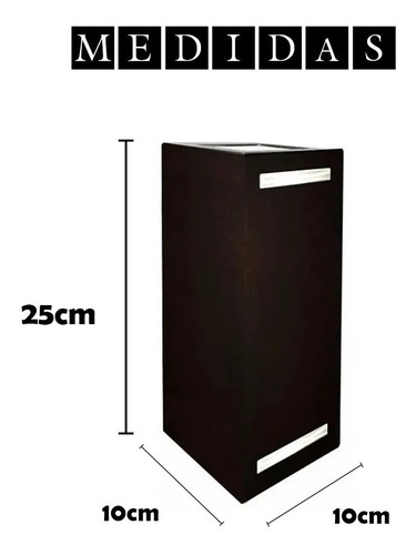 Imagen 3 de 3 de Aplique De Exterior Para Lampara Dicroica Led 3008
