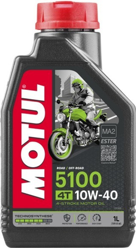 Aceite Moto Semi-sintético Motul 5100 10w-40 4t 1lt