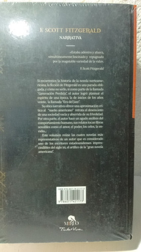 Narrativa: El Gran Gatsby, Hermosos Y Malditos. (Usado)
