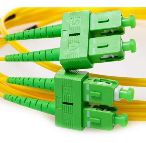 Patch Cord Duplex Fibra - Sc/apc - Sc/apc 2.0mm 8 Mts - Iu