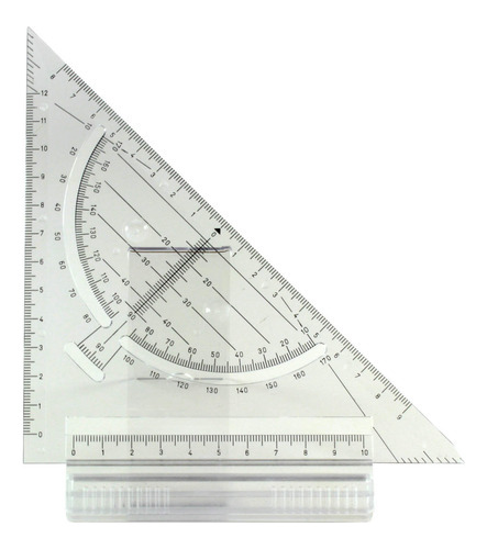 Escuadra 45° 20cm Rapid Para Tableros De Dibujo Rotring