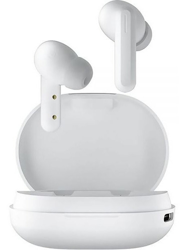 Auriculares in-ear gamer inalámbricos Haylou GT Series GT7 blanco con luz LED