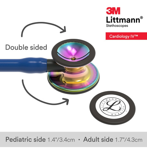 3m Littmann Cardiology Iv Tubo Marino - Arcoiris 6242