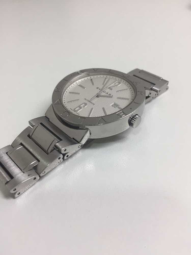 Relogio Bvlgari Em Aço 42mm Automático Original