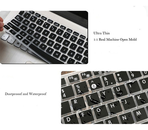 Protector De Teclado Hp Ultrafino De Silicona Suave,