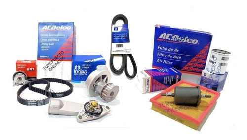 Kit Distribucion + Termo + Filtros + Poly-v Chevrolet Corsa
