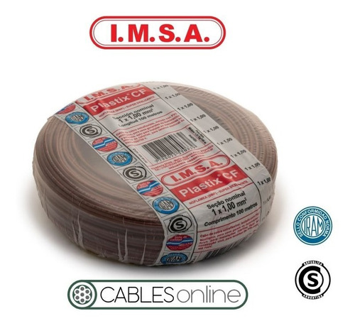 Cable Unipolar Pvc Imsa 2,5 Mm Extraflexible Iram 247-3 100m