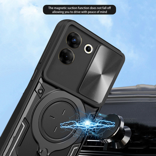 Jidihu Capa Para Tecno Camon 20 Pro 5g Slide Tem Vidro