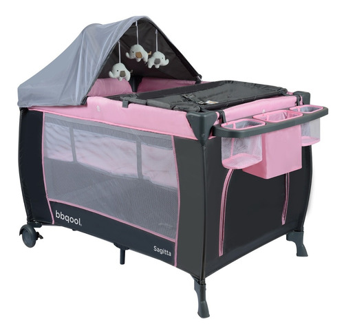 Cuna Playard Sagitta Pink