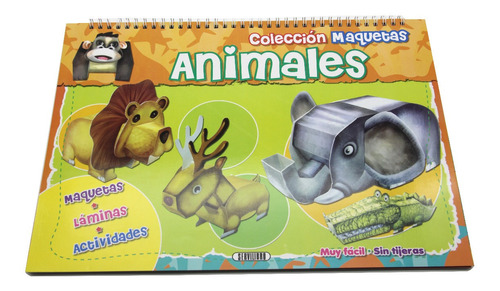 Maquetas Armables De Cartón De Animales Sin Tijeras Ni Pegar