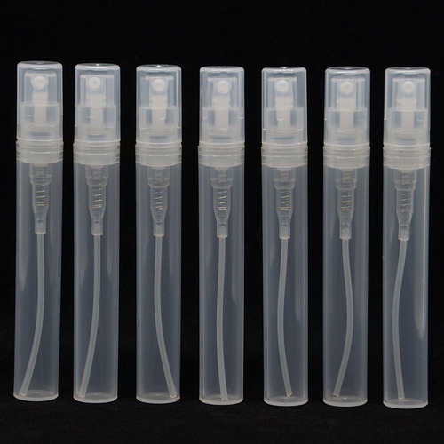 Bastão Spray 10 Tubo Plastico Transparente 5ml Mini Perfume